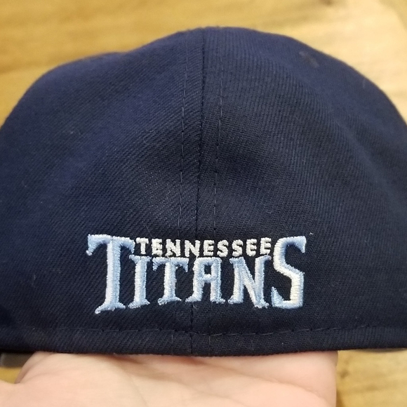 Tennessee Titans Hat New Era Size 7 3/8 Fitted Blue 59Fifty NFL Sword T Logo - Picture 10 of 10